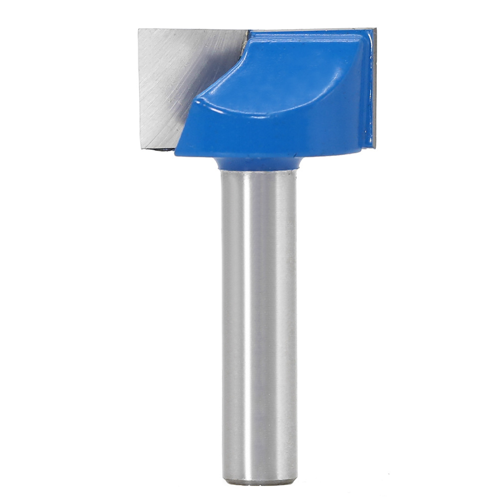 8mm Shank Surface Planing Bottom Cleaning Wood Milling CNC Cutter Engraving Knife Router Bit Woodworking Tools 10-32mm for wood