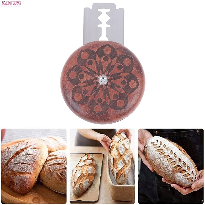 Herramienta de rayado para amasar, utensilio para cortar pan, amasar y amasar, UFO