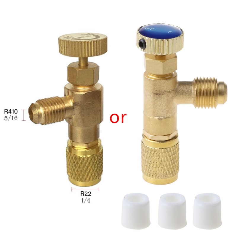 Conector adaptador de carga de refrigeración, accesorios de adición de líquido, R22/R410