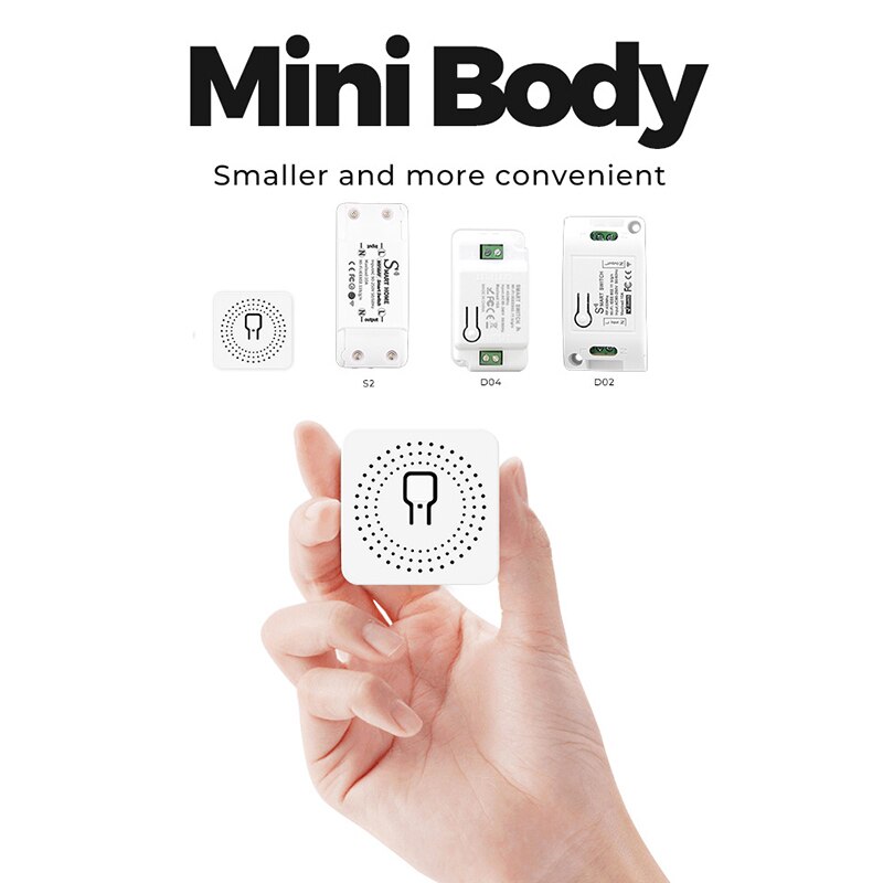 MINI Wifi Smart Switch Timer Wireless Switches Smart Home Automation Compatible Tuya Alexa Google Home Switch Module