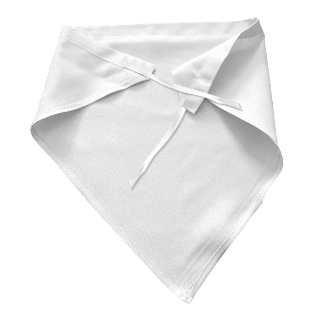 Gorro de trabajo de cocina para Chef, pañuelo para la cabeza para camarero, mucama, panadero, 60x40cm, gorro para el polvo, HBTJX8, novedad: White 