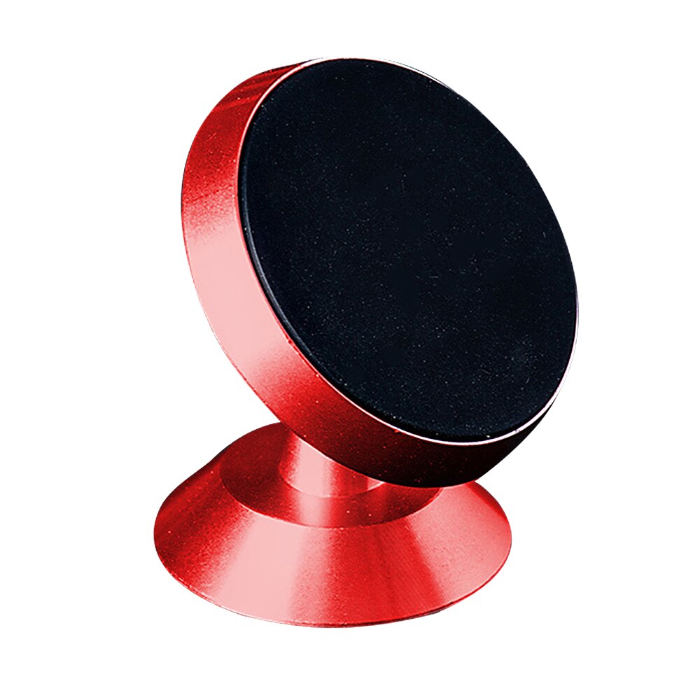 Magnetische telefoonhouder auto 360 graden gps universele mobiele telefoon magneethouder lucht autohouder voor  x 7 8: Rood
