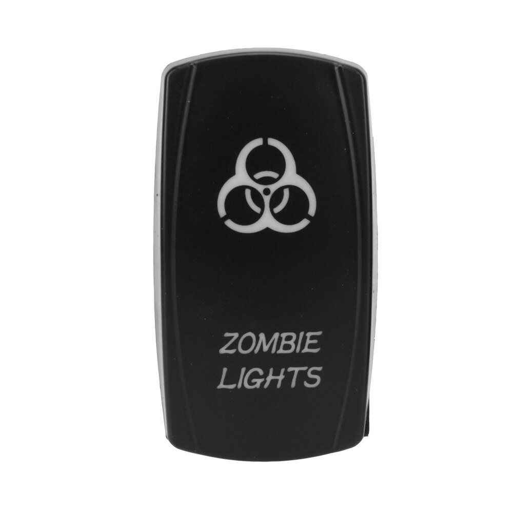 12V 24V UTV Car Boat Rocker Toggle Switch 10A 20A Waterproof Lighted Switches 5 Pin ON Off For Marine ATV RZR RV Auto Truck: ZOMBIE