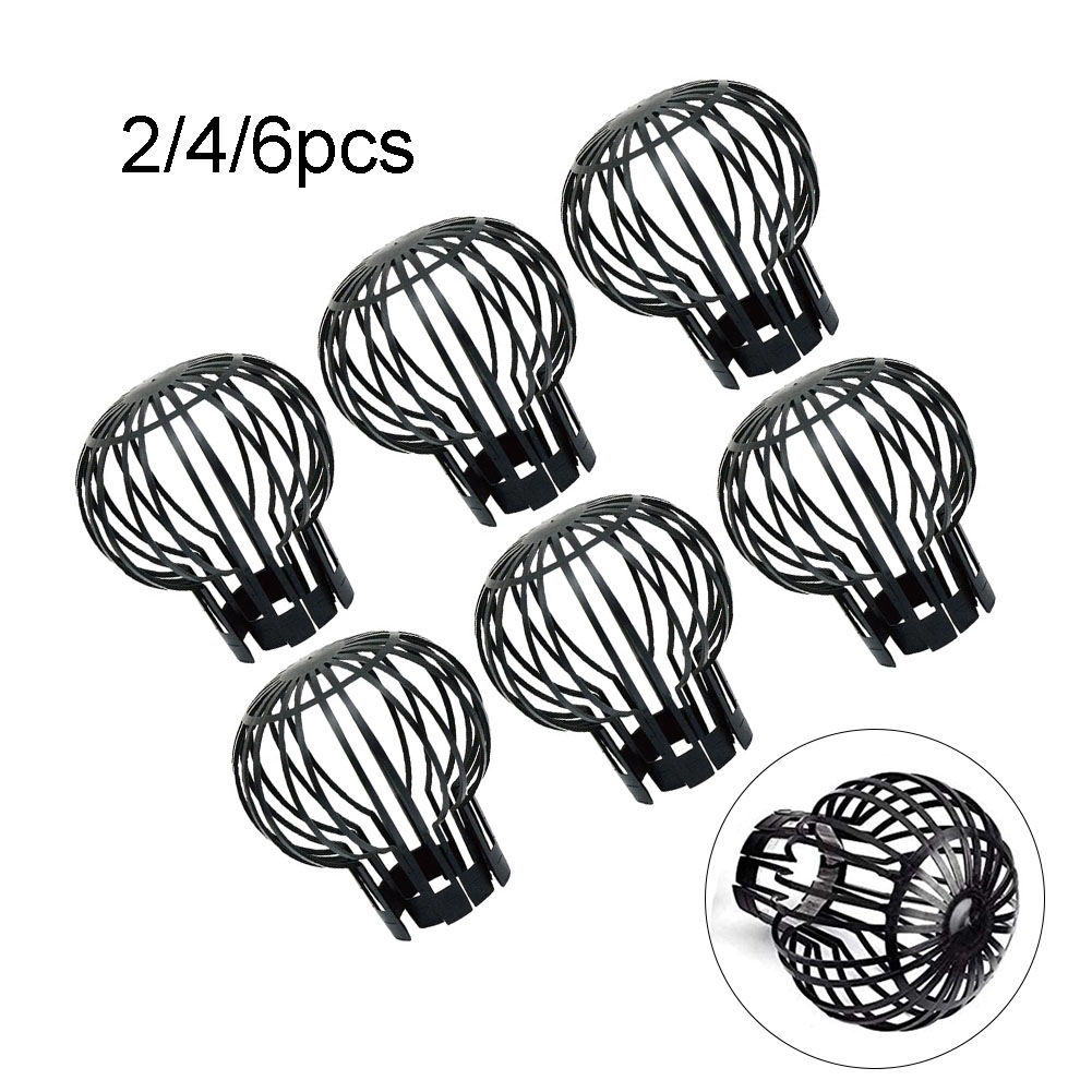 2/4/6 Stuks Down Uitloop Filter Goot Guard Puin Vuil Protector Outdoor Afvoer Cover Goot Blok voor Stoppen Verstopping Bladeren