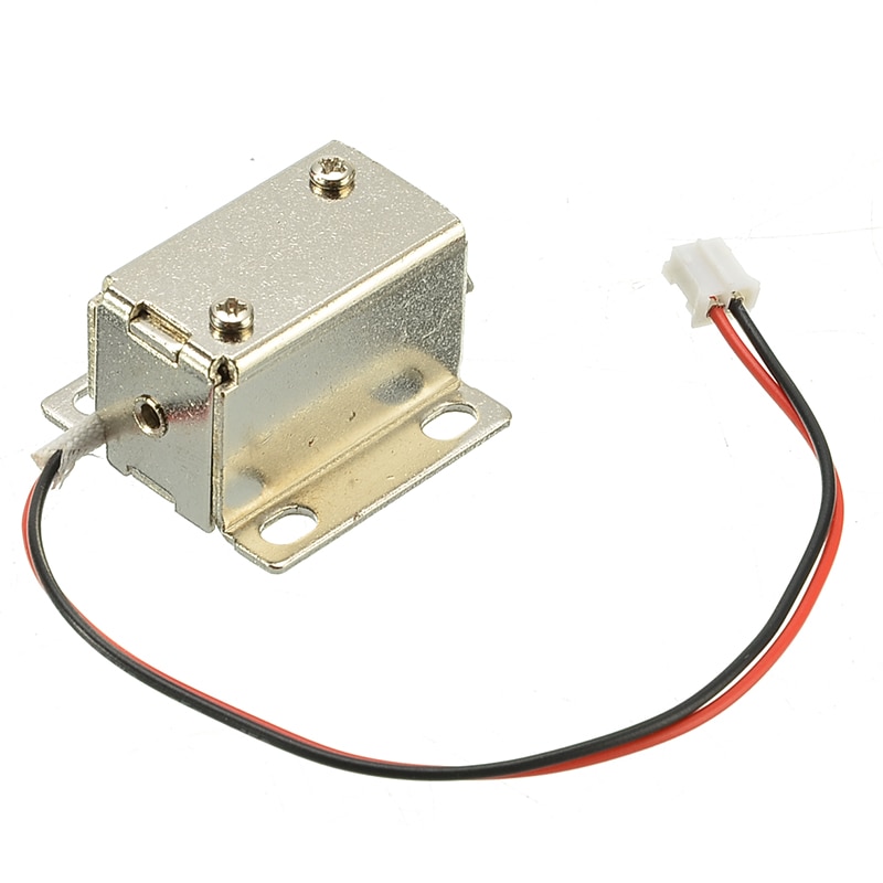 12v 0.4a metall elektroniskt lås spärr dörr grind frigöringsenhet solenoid passerkontroll säkerhet magnetiskt lås säkerhetsskydd