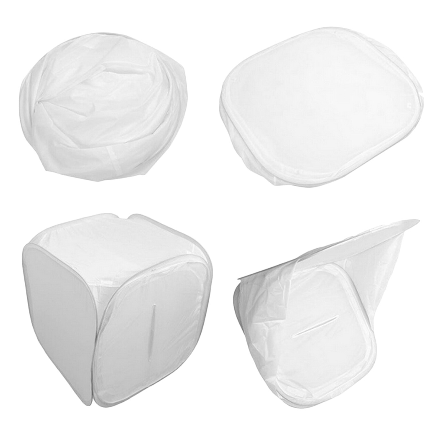 Gosear-Softbox plegable de 60x60cm para estudio fotográfico, Softbox de difusión de luz con fondos de 4 colores para fotografía