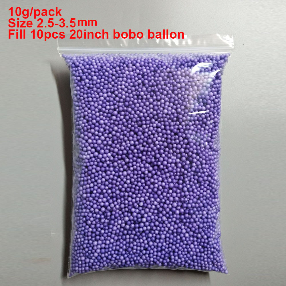 10g 2.5-3mm Foam Beads Colorful Styrofoam Beads Foam Balls Arts Crafts Party Decorations Boxes Vase Bobo Ballon Fillter: Deep Sapphire