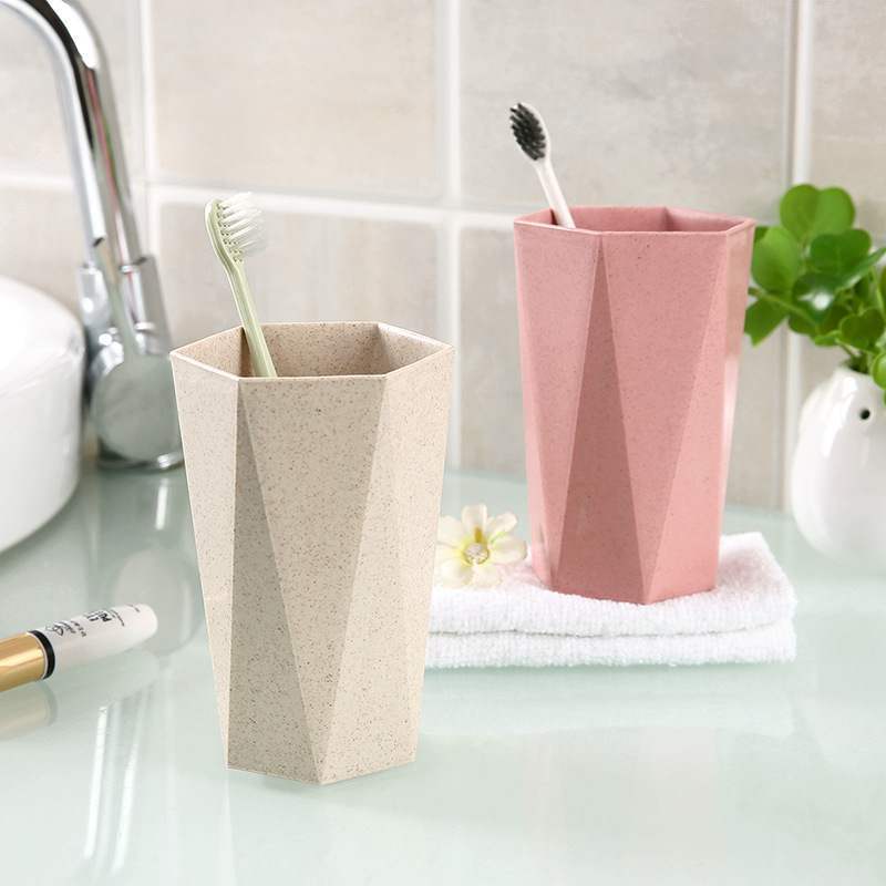 1pc Diamond Cup Toothbrush Cup Mouthwash Cup Household Couple Toothbrush Cup Maixiang Wash Cup