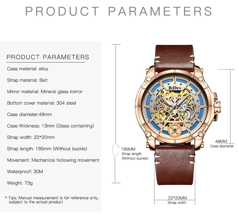 BIDEN-reloj deportivo de lujo para hombres, cronógrafo de pulsera, de cuarzo, informal, resistente al agua, Masculino