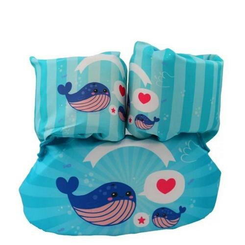 Bonito flotador de natación para bebés y niños, salvavidas para niños, chaquetas de seguridad para niños, chaleco salvavidas para perros para esquí acuático de verano: 18 Blue whale