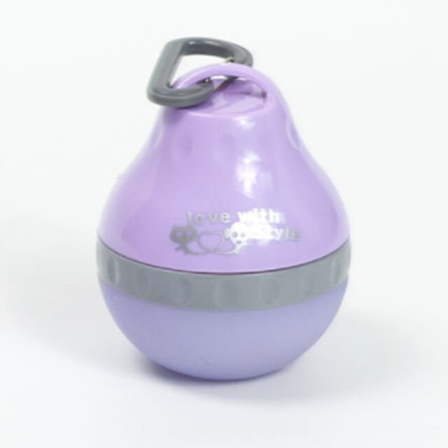 Bouteille d&#39;eau Portable de voyage pour chien, bol de gel de silice, distributeur d&#39;eau d&#39;extérieur pour animaux de compagnie, chiot chat, 200ML/400ML: purple / 200ml