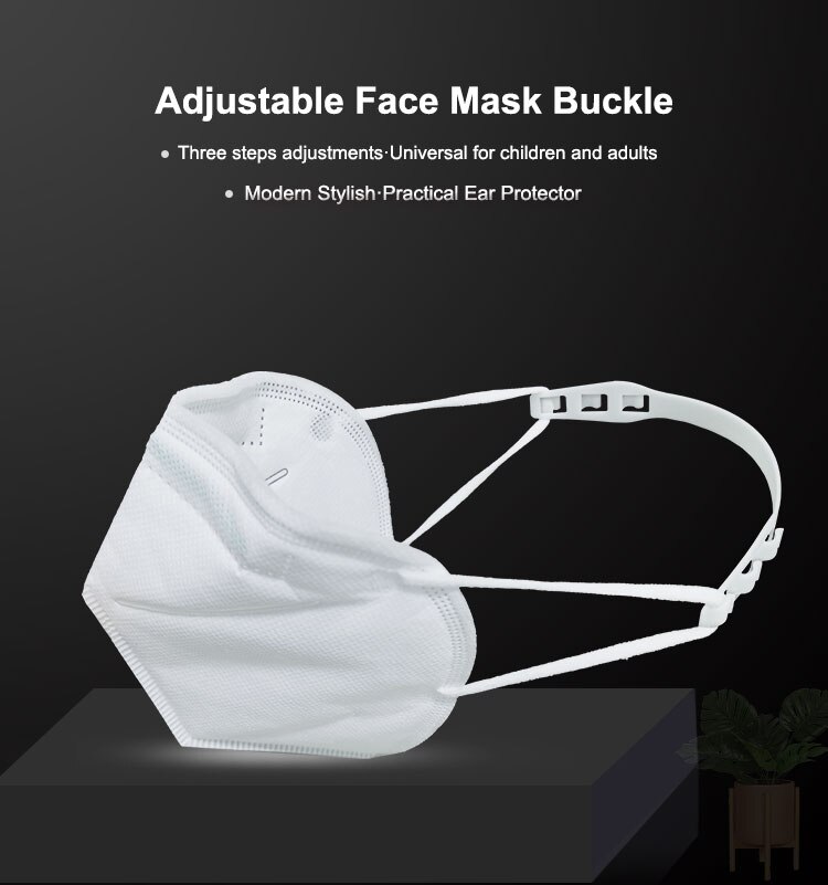 6Pcs Verstelbare Oor Protector Haak Extension Soft Riem Gesp Voor Masker Dragen Oor Saver Grips Clips Masker Lanyard Houder gesp