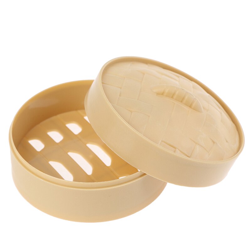 1Pc Simulatie Keuken Tool Plastic Ronde Bun Stoomboot Kinderen Speelgoed Poppenhuis Keuken Accessoires (Niet Inbegrepen Broodje)