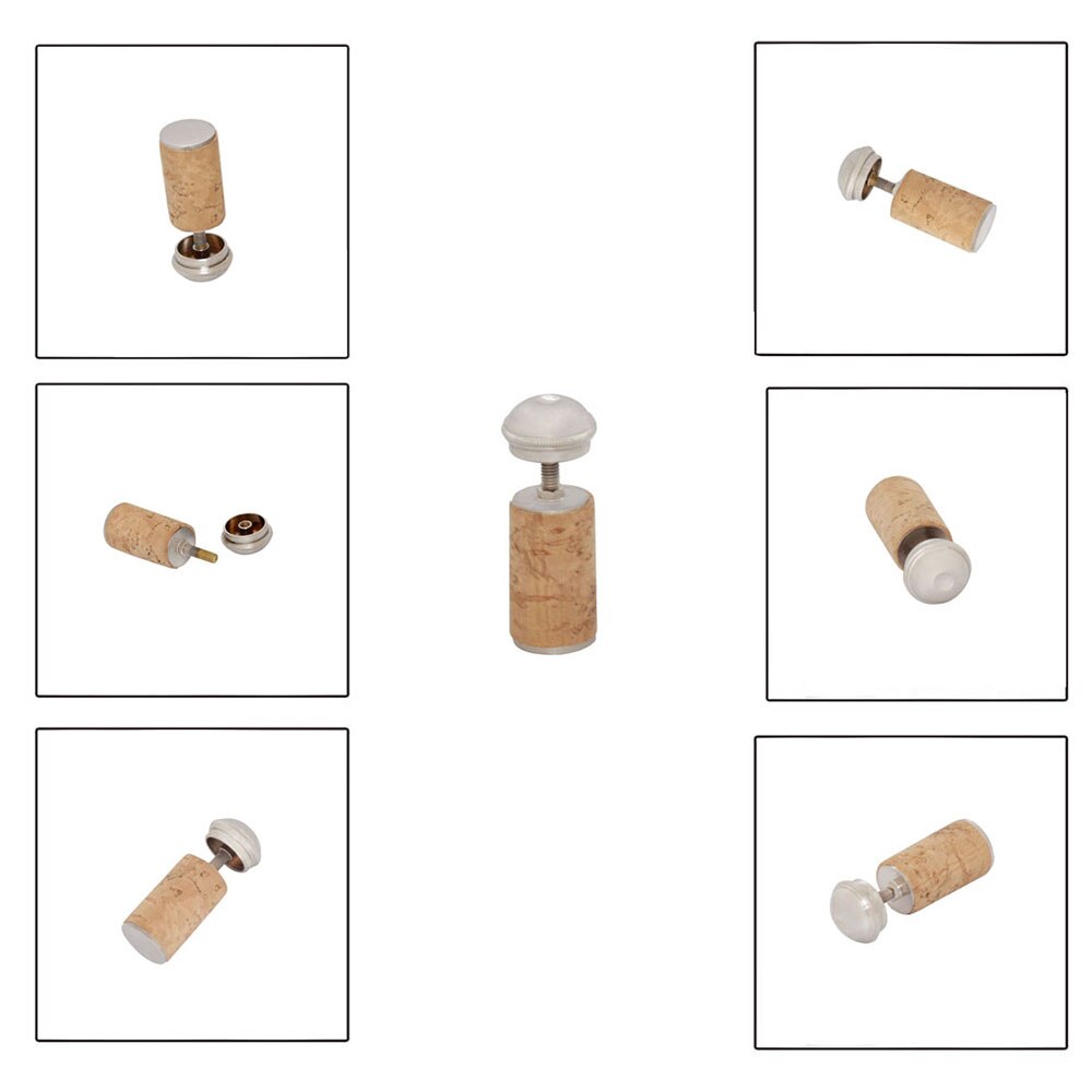 Flute Stopper Plug Brass Screw Headjoint Cork Flute Head Cap Screw Cap Set