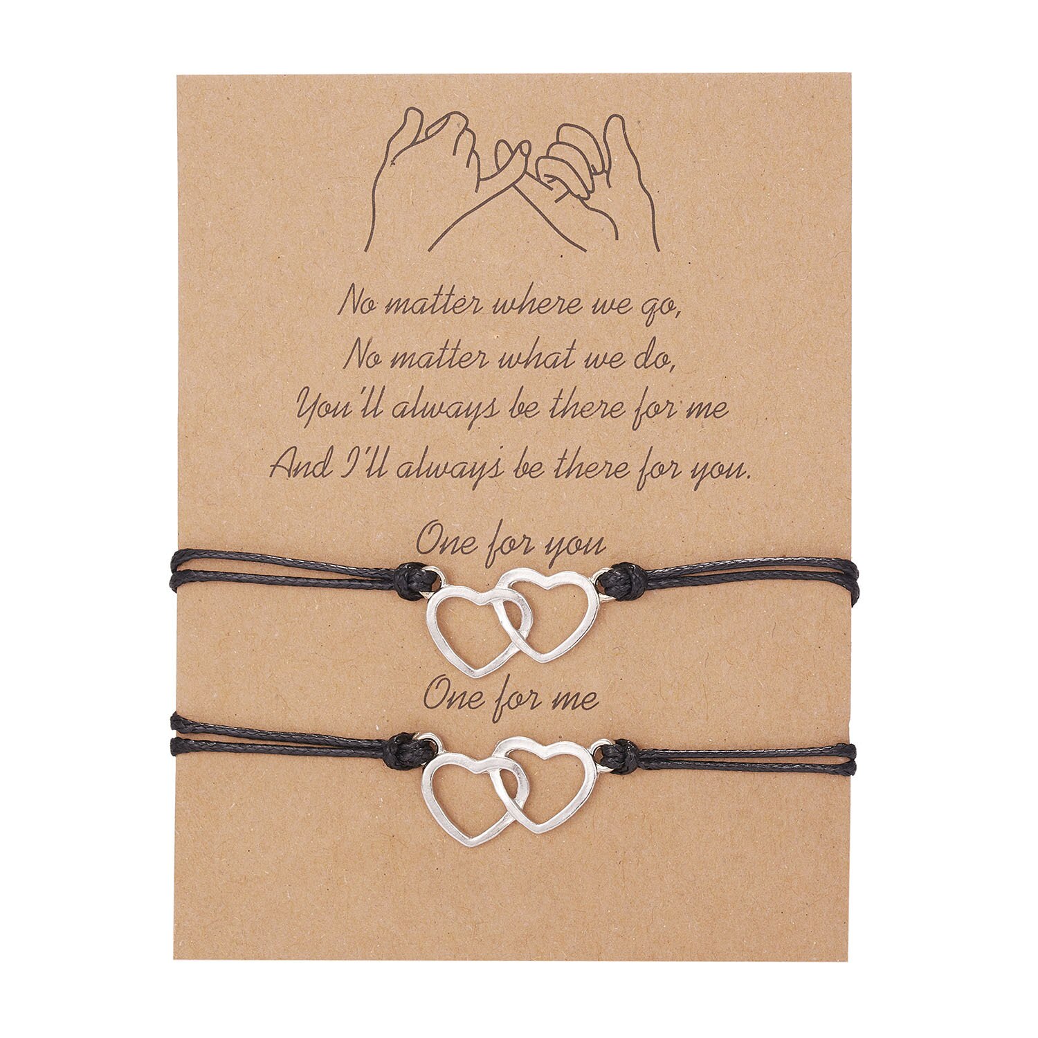2 teile/satz Charme Paar Freundschaft Armband Liebe Herz Daisy Vulkanischen Stein Perle Armreifen Armband Für Frauen Männer Glück Merk Schmuck: 6