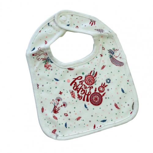 Speeksel Handdoek Gedrukt Super Absorberende Zachte Baby Kwijlen Bib Voor Peuters Baby Jongens Meisjes Voeden Schort Katoen Bandana Slabbetjes: Rood