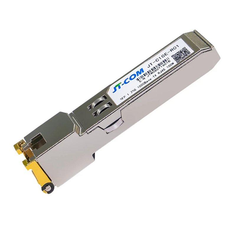 JT-COM Gigabit RJ45 SFP Module 1000Mbps SFP Copper RJ45 SFP Transceiver Module Compatible with Mikrotik Gigabit Ethernet Switch: Default Title