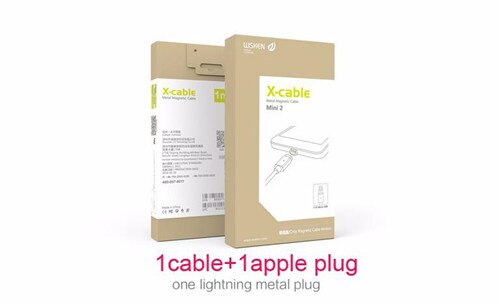 Originele wsken x-cable mini 2- serie metalen magnetische kabel data opladen android micro usb-kabel: Mini 2 appelversie
