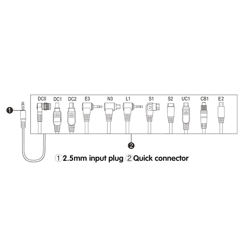 YouPro MC-292/DC2 Timed Shutter Wireless Remote Control for Nikon D750/D7200/D7100/D7000/D610/D600