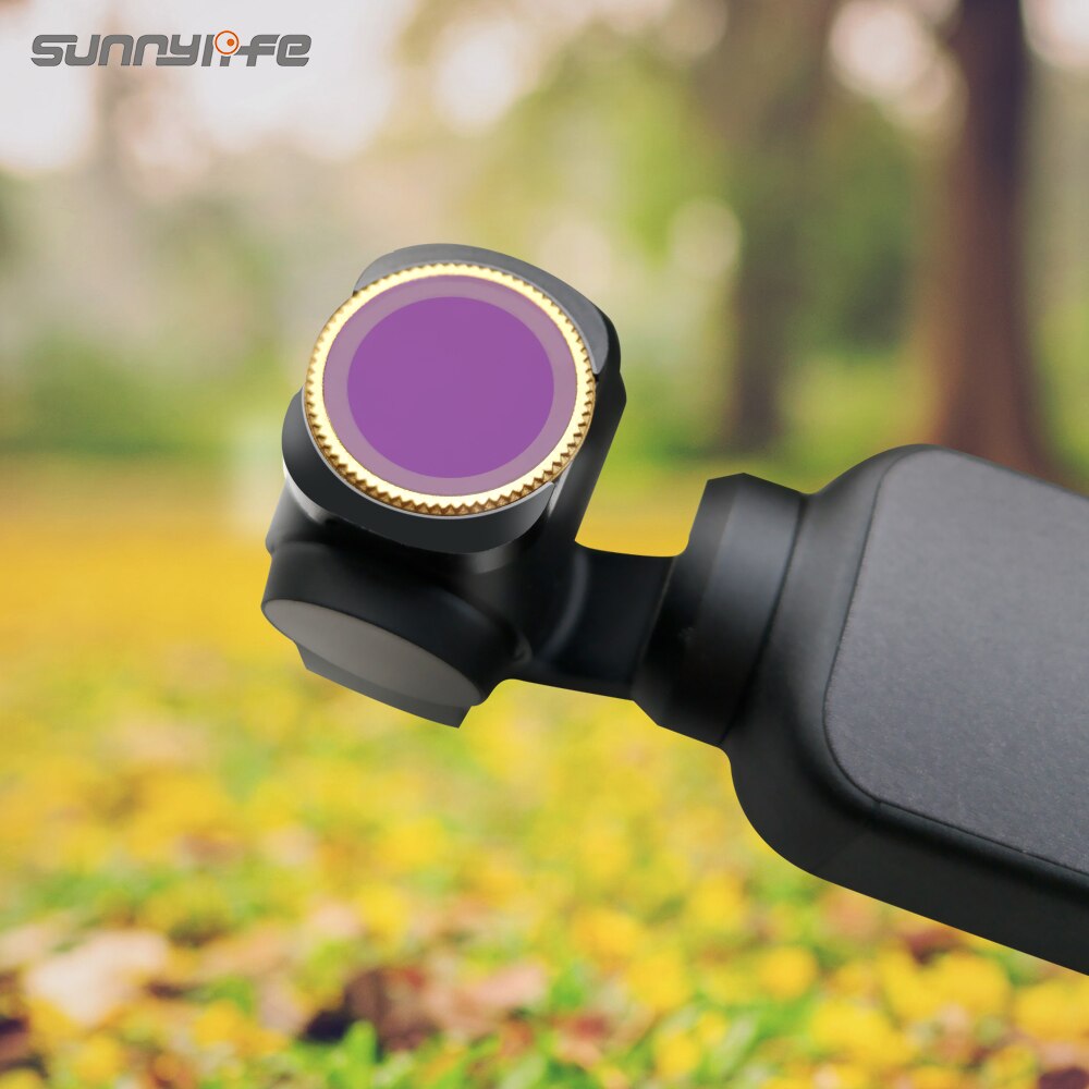 Sunnylife Adjustable MCUV CPL NDPL ND64-PL ND32-PL ND4 ND8 Lens Filter for DJI OSMO POCKET / POCKET 2 Gimbal Camera