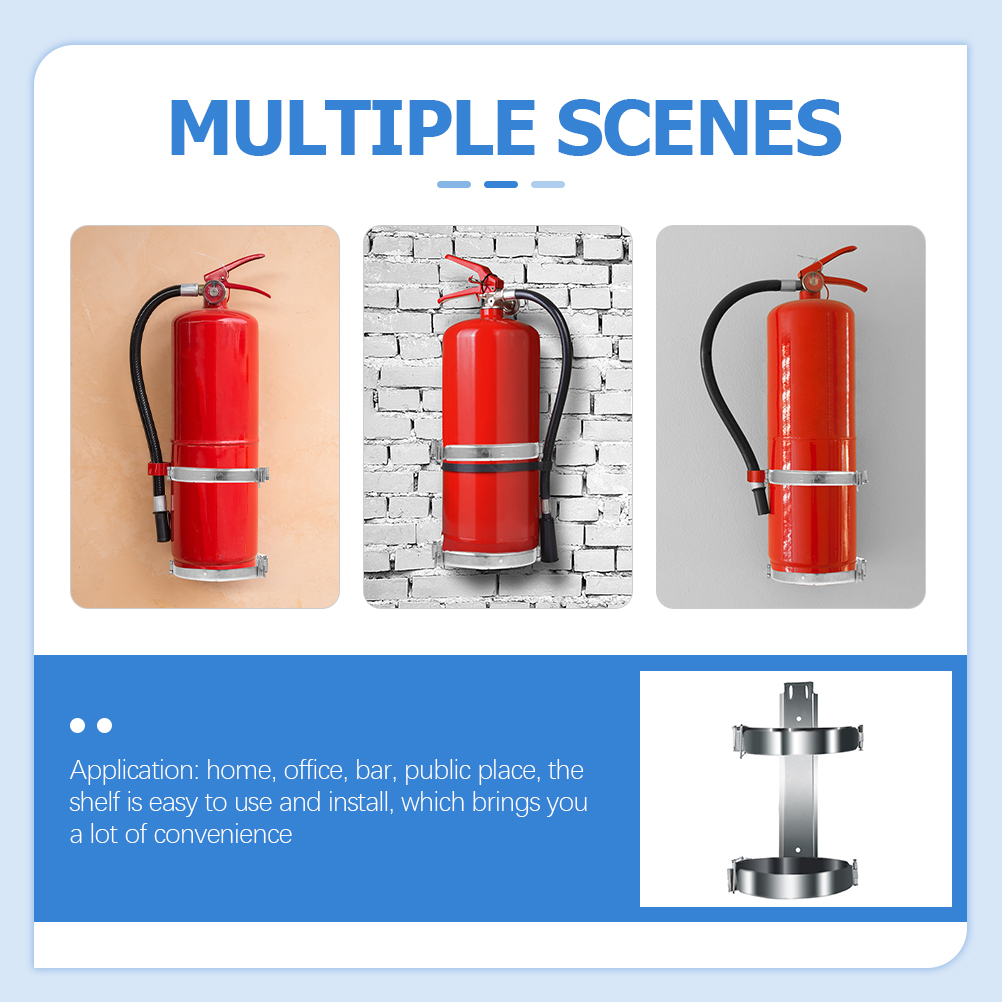 Support d'extincteur Durable, support métallique, support mural, supports arrière de voiture, pièces, accessoires, équipement de sécurité du véhicule