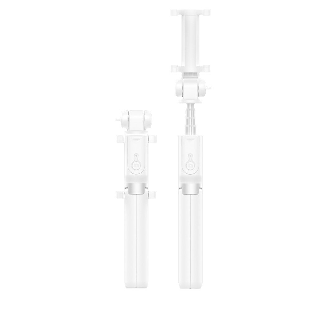 Selfie Stick Tripod Mount Phone Holder Bluetooth Wireless Shutter Stick 360 Rotation Extendable EM88: White