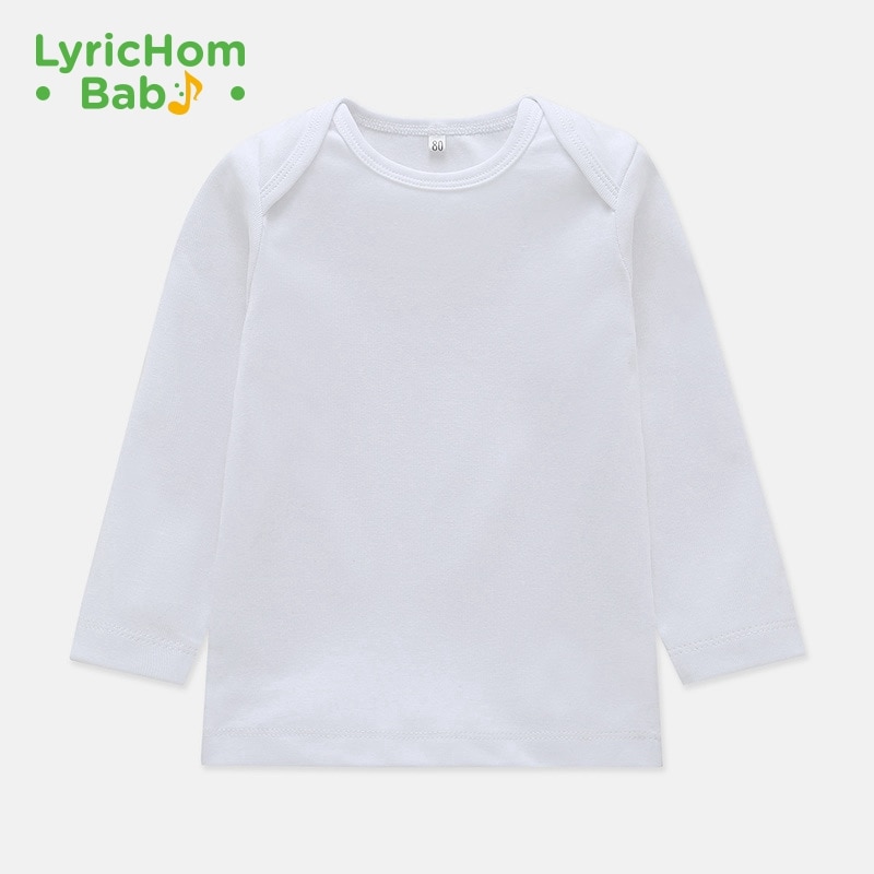 Lyrichom Baby Kids Shirts T-shirt Voor Kinderen Zachte Katoenen Baby Jongens Sweatshirts Lente Lange Mouwen Tops Jongens Meisjes Shirts