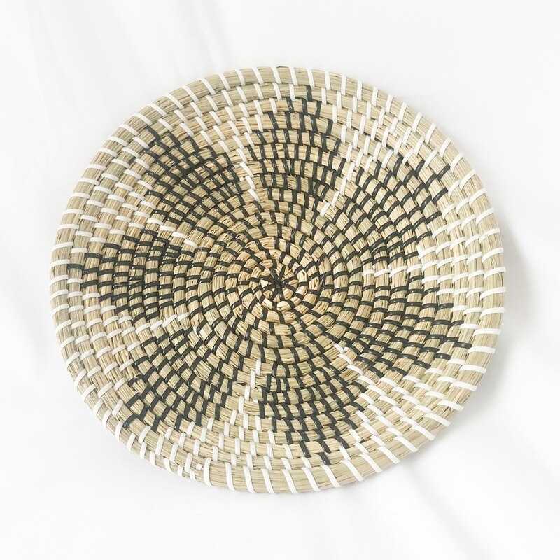 Weldomcor Boho muurdecoratie, rotan geweven muurmand, decoratie
