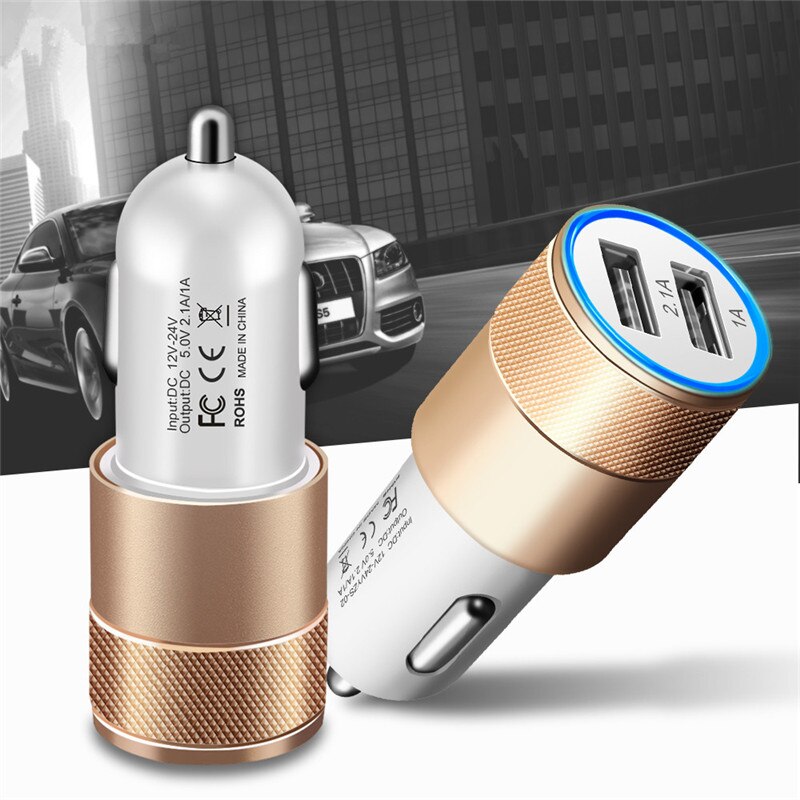 Mini USB Auto Ladegerät Für praktisch Tablette GPS 3,1 EINE Schnelle Ladegerät Auto-Ladegerät Dual USB Auto Telefon ladegerät Adapter in Auto Adapter