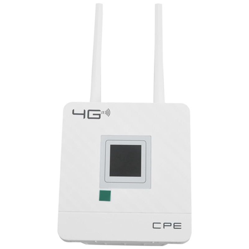 Wireless CPE 4G Wifi Router Portable Gateway FDD TDD LTE WCDMA GSM External Antennas SIM Card Slot WAN/LAN Port EU Plug: Default Title