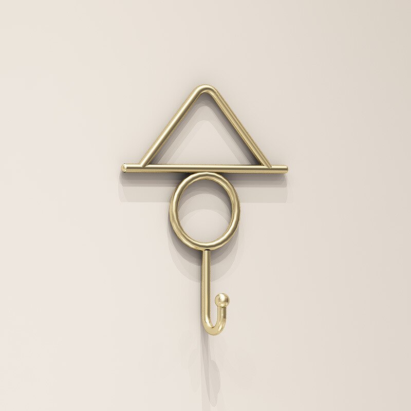 Ijzeren Muur Display Rack Kinderkleding Winkel Haak Hanger Keuken Badkamer Kantoor Decoratieve Opknoping Haak ZH411