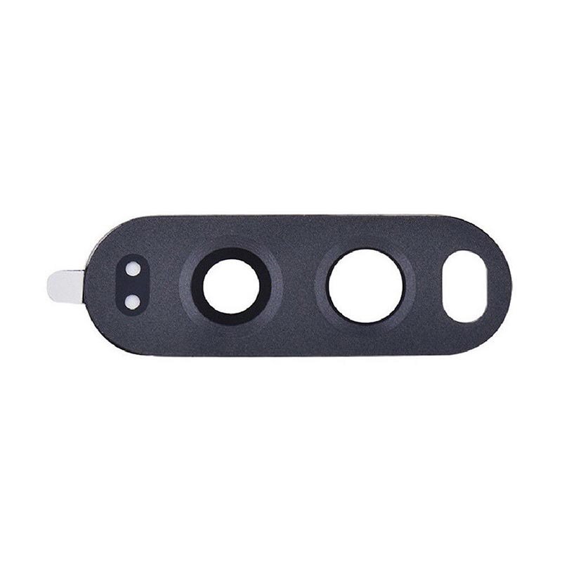 Rear Back Camera Glass Lens Cover Frame Holder for LG V20 F800 H990N H910 H918 LS997 VS995 @M23: Black