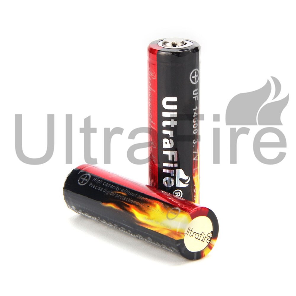 Ultrafire 14500 Battery 900mAh 3.7V lithium ion Rechargeable Battery Torch Lantern Charging Bank Battery