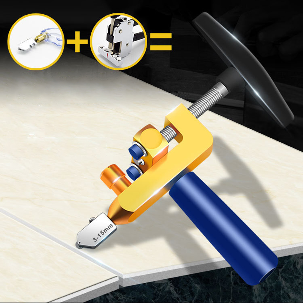 Professionele Glas En Tegels Cutter 2 In 1 Handmatige Tegelsnijder Voor Snijden Keramische Tegels Glassnijder Tegel Opener Diamant snijden