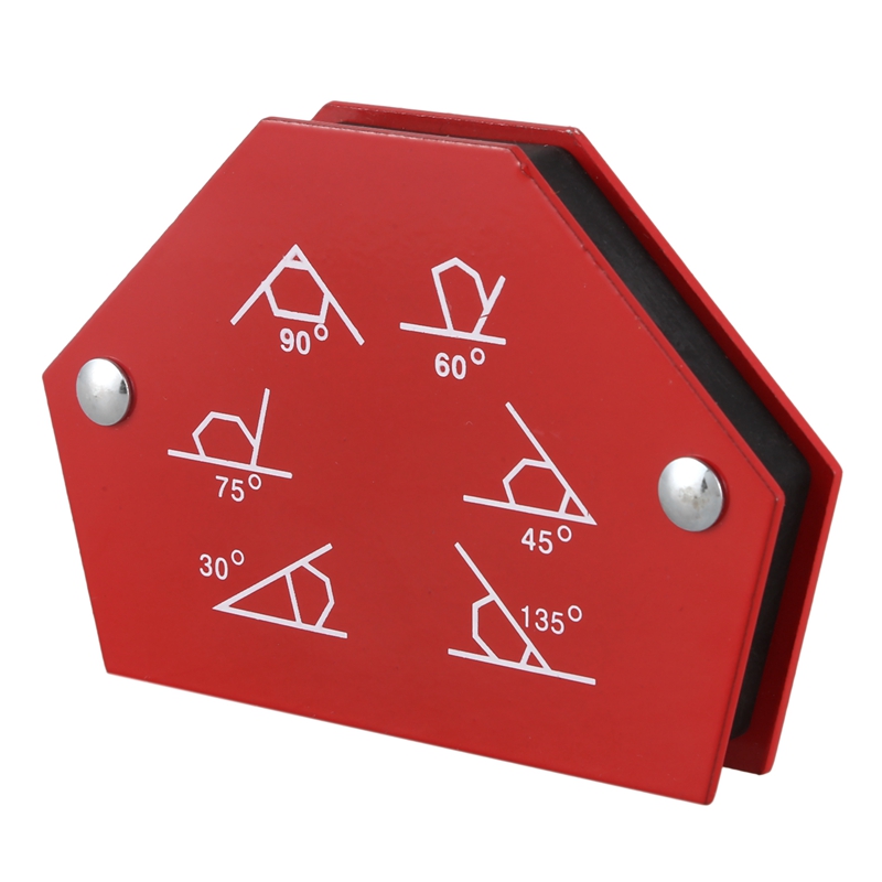 Hexagon Lassen Klepstandsteller 25LB Magnetische Vaste Hoek Solderen Locator Gereedschap Zonder Schakelaar Lassen Accessoires