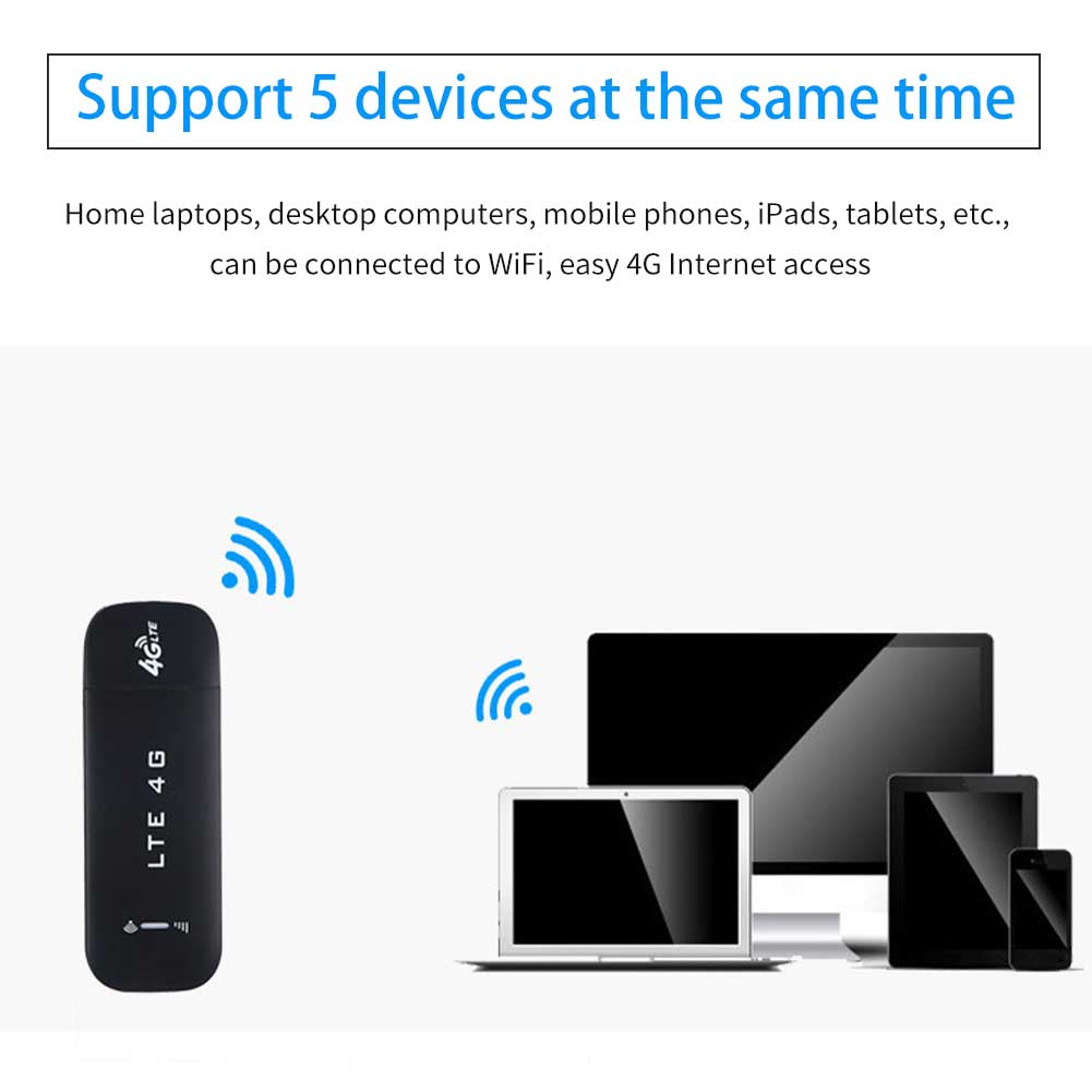 Nopea kannettava wifi reititin dongle tietokoneelle kannettava verkkosovitin langaton 4g lte vakaa sim-kortti mobiili usb-modeemi