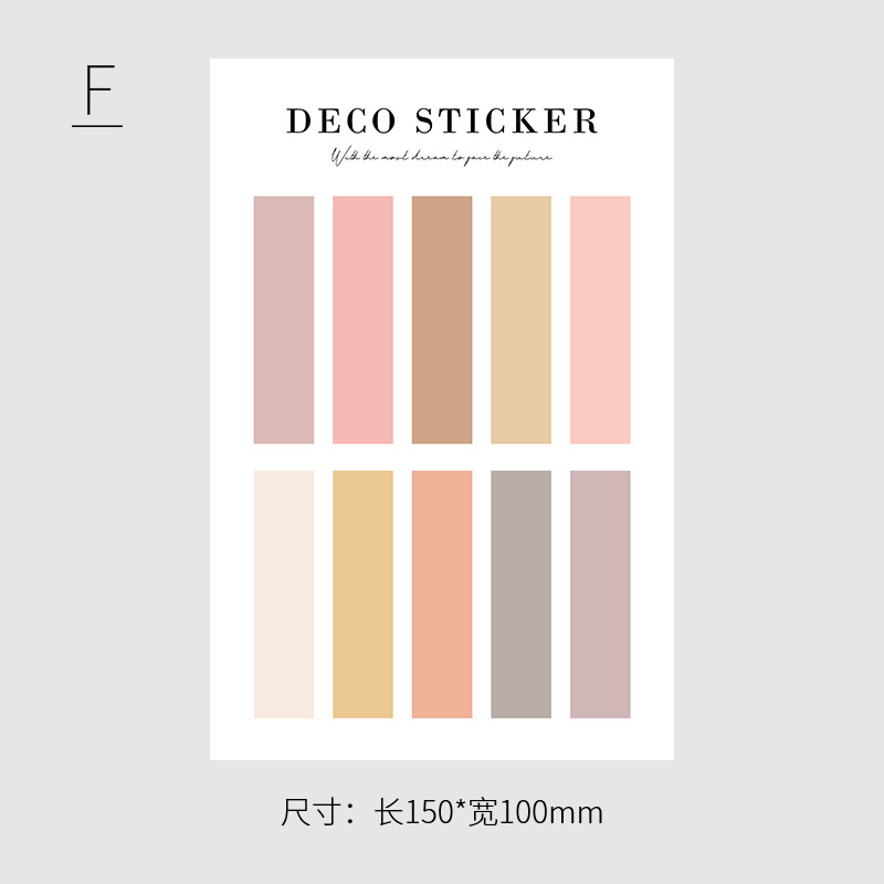 Ins Various Round Dot Label Sticker Color Morandi Photo Envelope Card Sealing Paster Stationery Notebook Diy Decorative Sticker: f