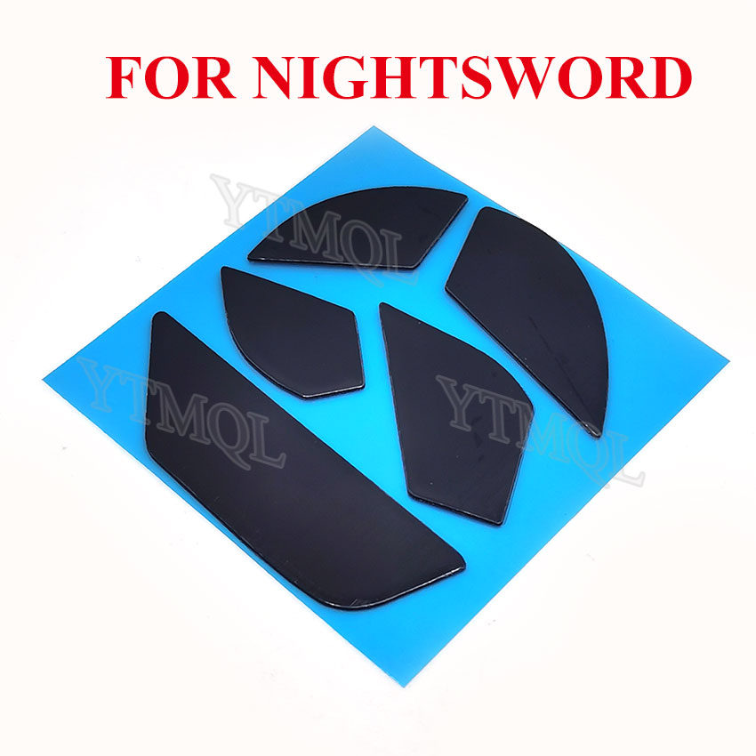 2 juegos de patines de pies de ratón para Corsair M65 M40 M90 M95 NIGHTSWORD KATAR SABRE SCIMITAR HARPOON GLAIVE Pro, conector deslizante para ratones: Rojo