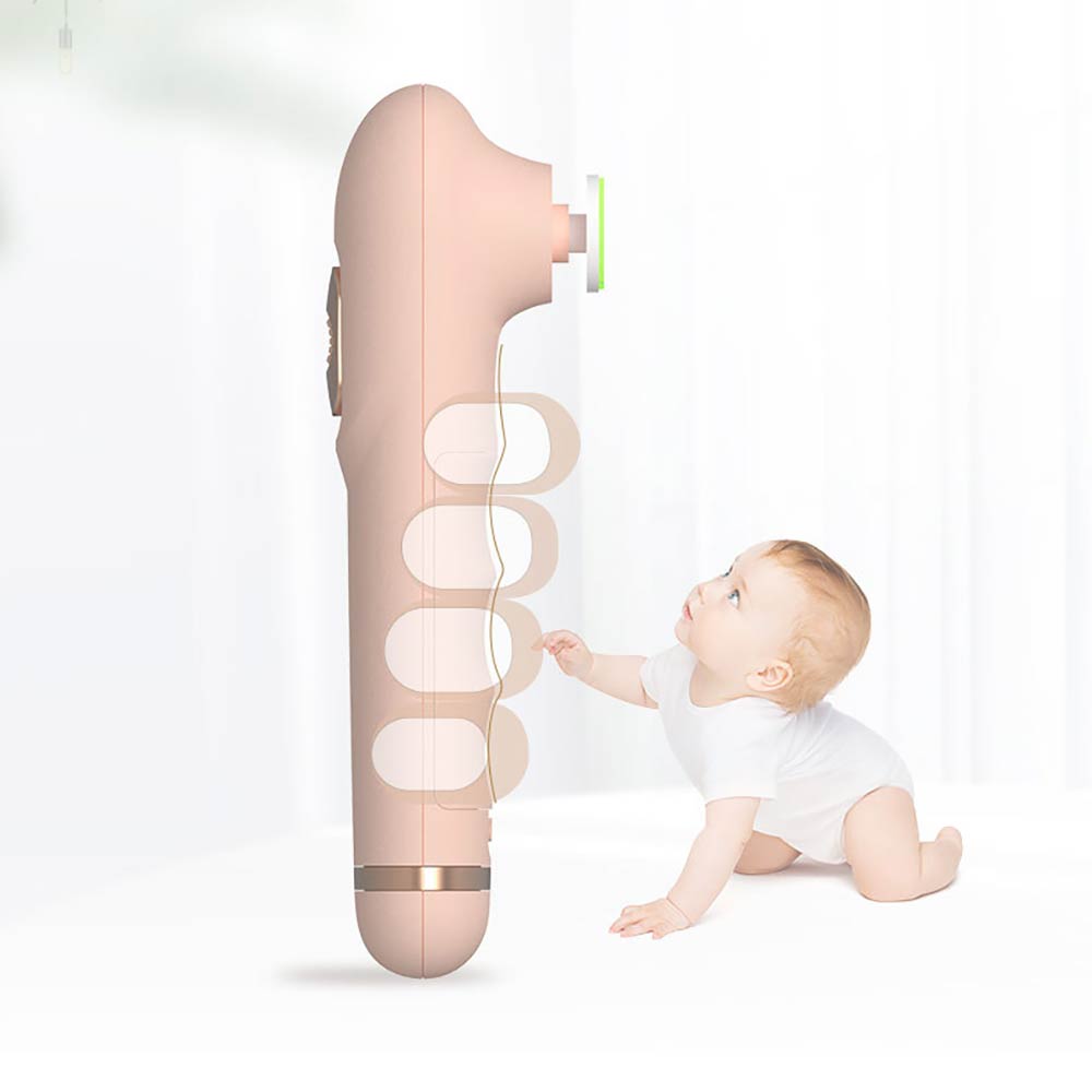 Bebê elétrico unha polisher anti-risco toenail trimmer infantil confortável cuidado inteligente manicure ferramentas mãe conjunto de beleza do prego