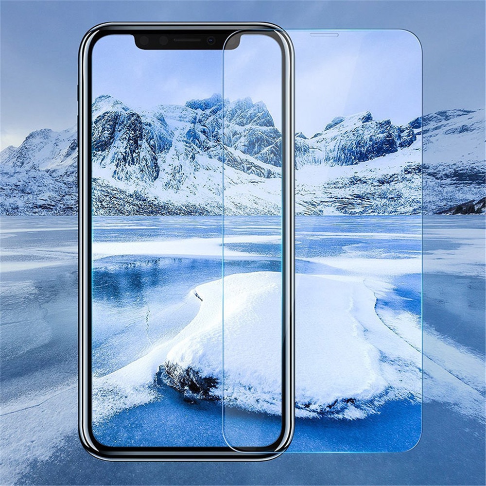 Verre de protection complet sur iPhone X XS 11 Pro Max XR 7 8 6s Plus 5 SE protecteur d'écran verre trempé pour iphone 11 Pro verre