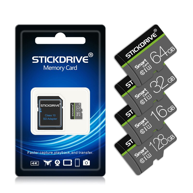 Tarjeta de memoria Micro SD Clase 10, 64GB, 128GB, 32GB, 16GB, 128GB, alta velocidad, para teléfonos, tabletas y cámaras