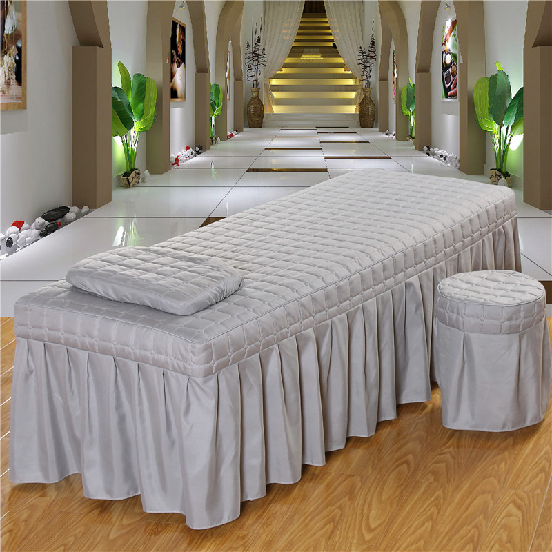 Massage Tafel Laken - Effen Kleur - Polyester Katoen Mix - Met Gat voor Salon & Thuisgebruik