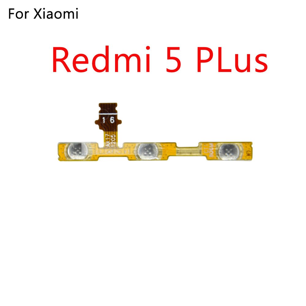 Power Volume Button Switch On Off Button Flex Cable For Xiaomi Redmi 3 3S 4A Note 2 3 4 5 Plus Pro 4X S2: Redmi  5 PLus