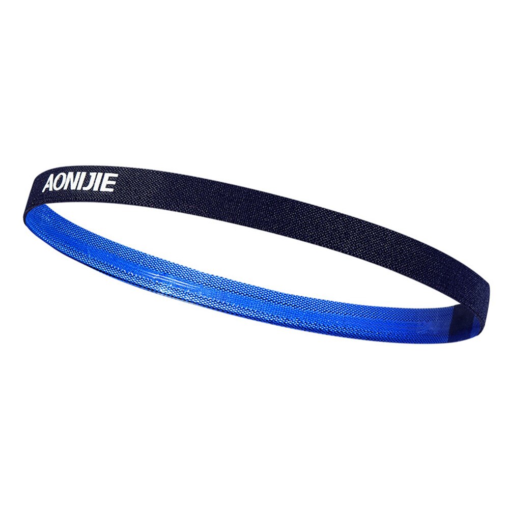 1 stuk sport hoofdband zweetband sport unisex sportschool zweetband hardlopen basketbal yoga elastische haarband sport veiligheid: Blauw