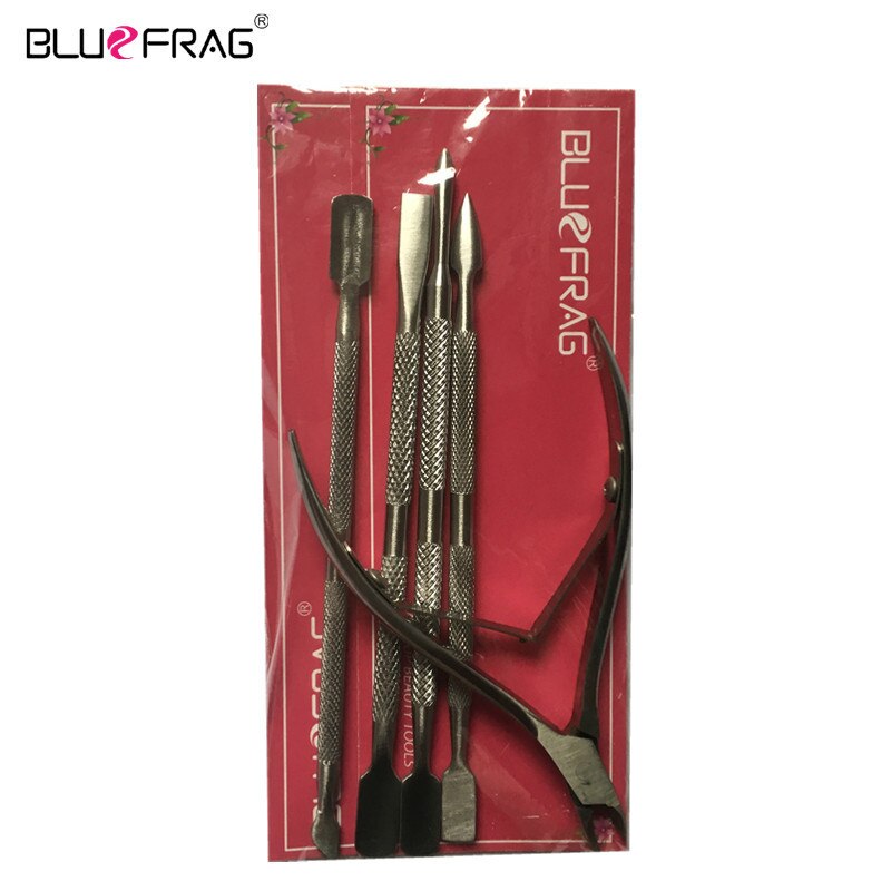 Nagelkunstgereedschap nagelriemverwijderaar nagelriemschaartje nagelriemduwer knipper schaar dode huid manicure pedicure roestvrij staal