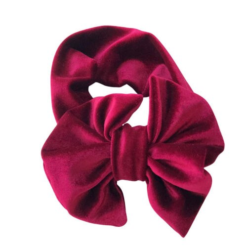 Kids Meisje Baby Hoofdband Peuter Lace Bow Flower Haarband Hoofddeksels Accessoires: Bourgondië