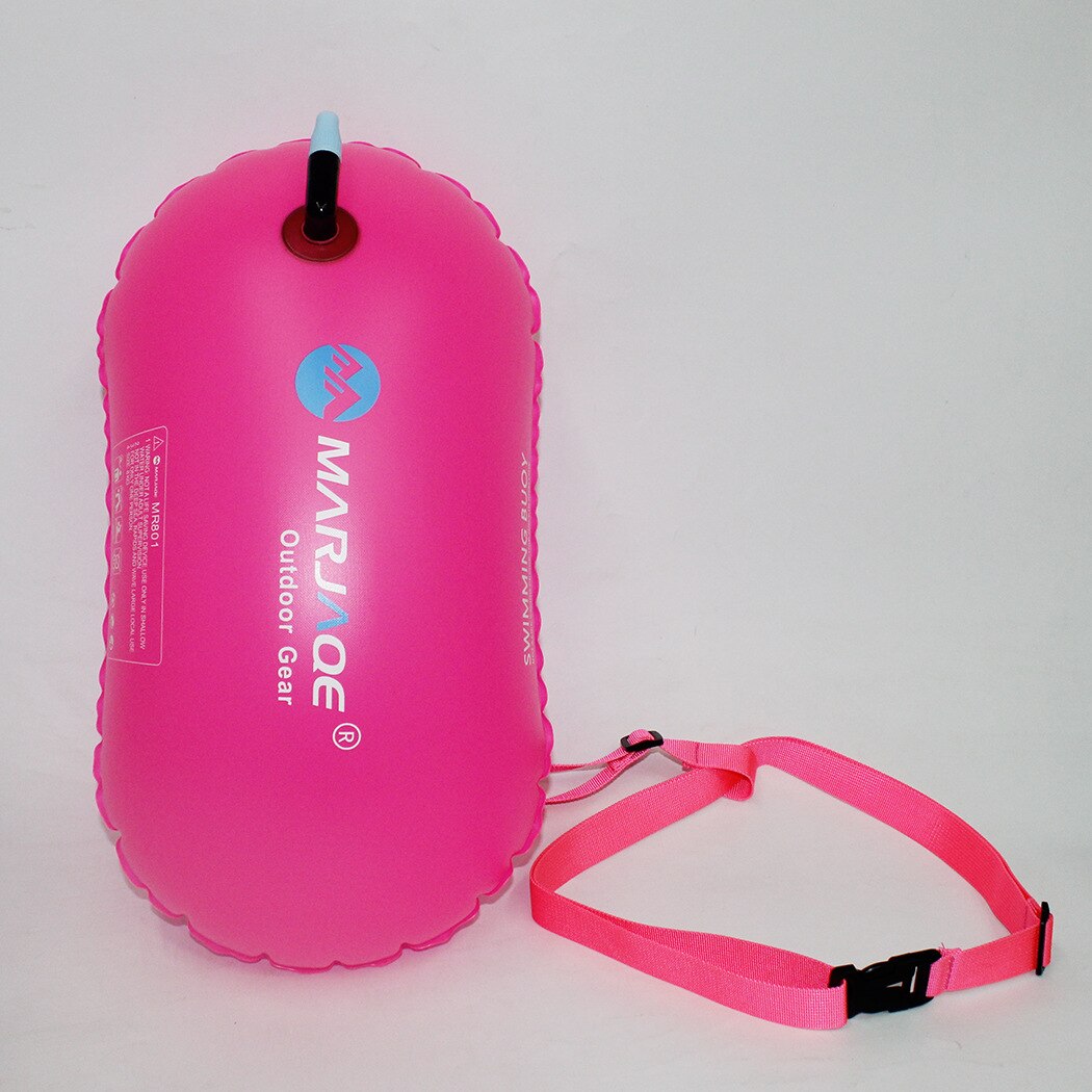 Air Bag Swimming Floats marjaqe mai jia qian yi Inflatable with Fart Floats Swimming Buoy Swim Buoy: Rose red