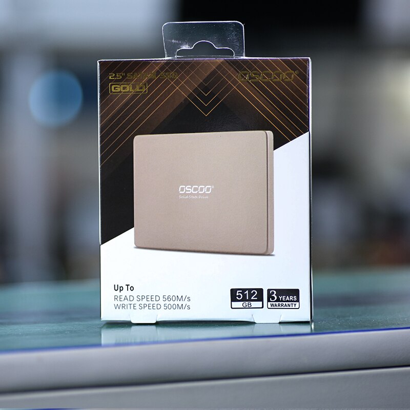 Oscoo 128gb 256gb 512gb ssd original mlc chip 2.5 tommer intern harddisk 3 års garanti fabriks direkte salg
