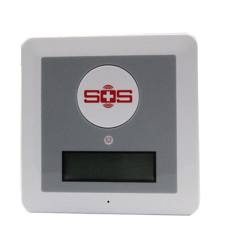 SMS Alarm Panel GSM Elderly Care Home House Temperature Monitoring Wireless Security System SOS Panic Button Motion Detector K4C