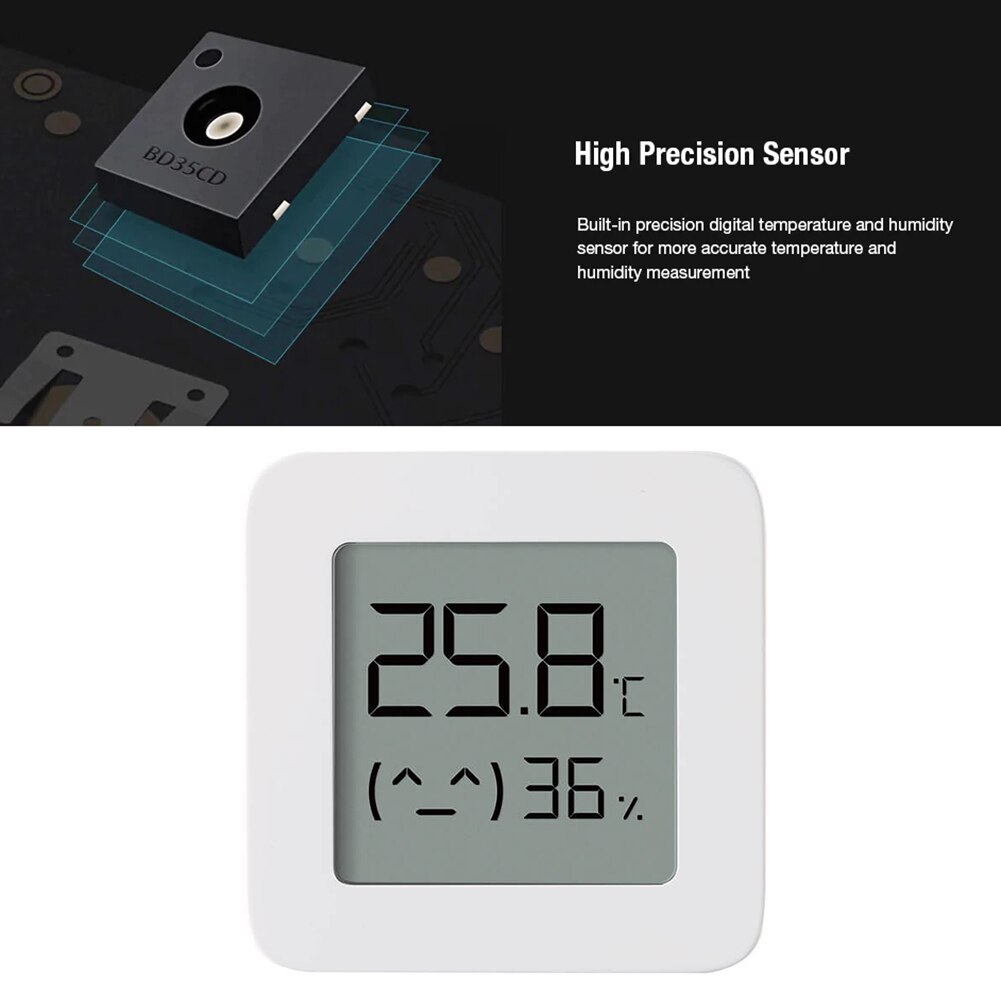XiaoMi Mijia LCD Bluetooth Thermometer Hygrometer 2 High Precision Sensor App Control Wireless intelligent Thermo-Hygrometer